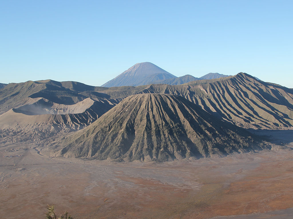 Bromo Mountain from Surabaya City
